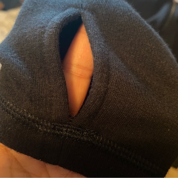 Athleta COZY KARMA fleece asymmetrical PULLOVER with zippered pocket size XS - Picture 7 of 8